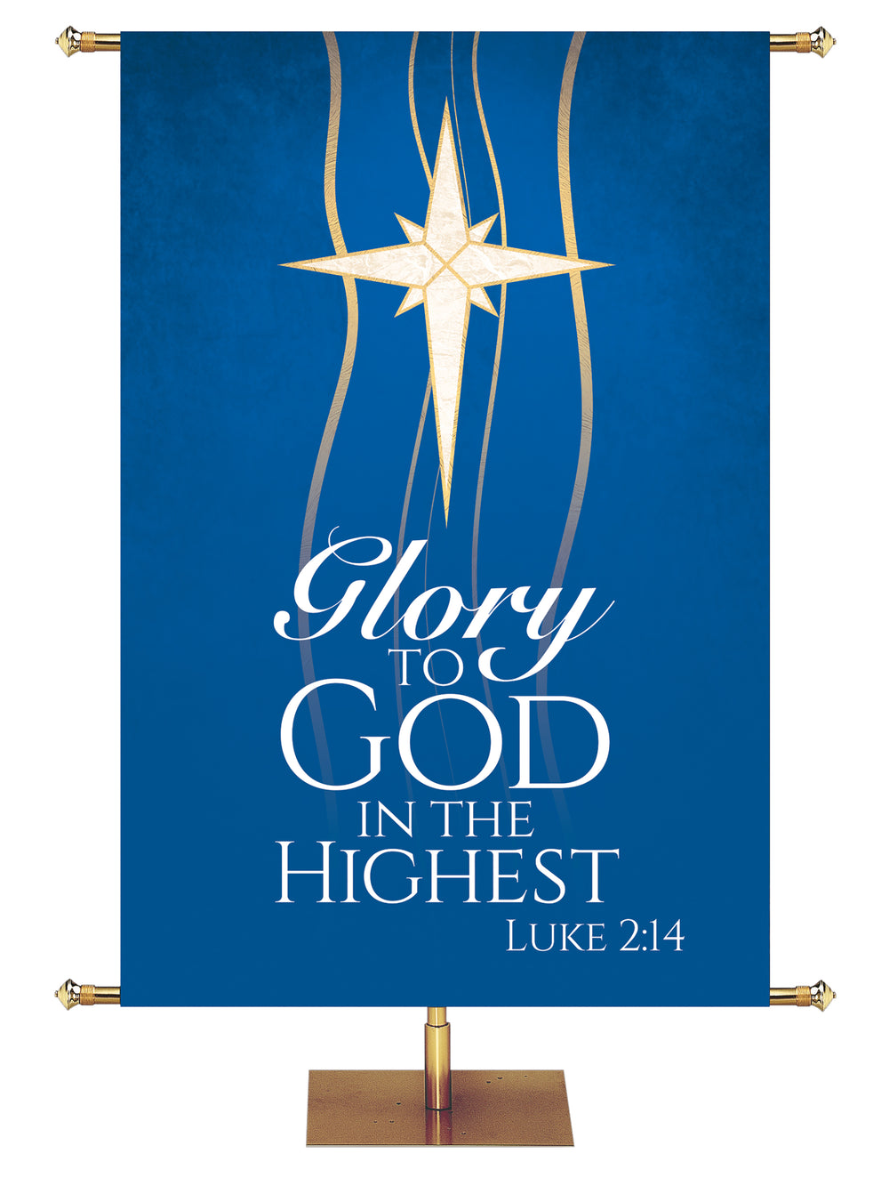 Experiencing God Symbols and Phrases Star, Glory to God - Liturgical Banners - PraiseBanners