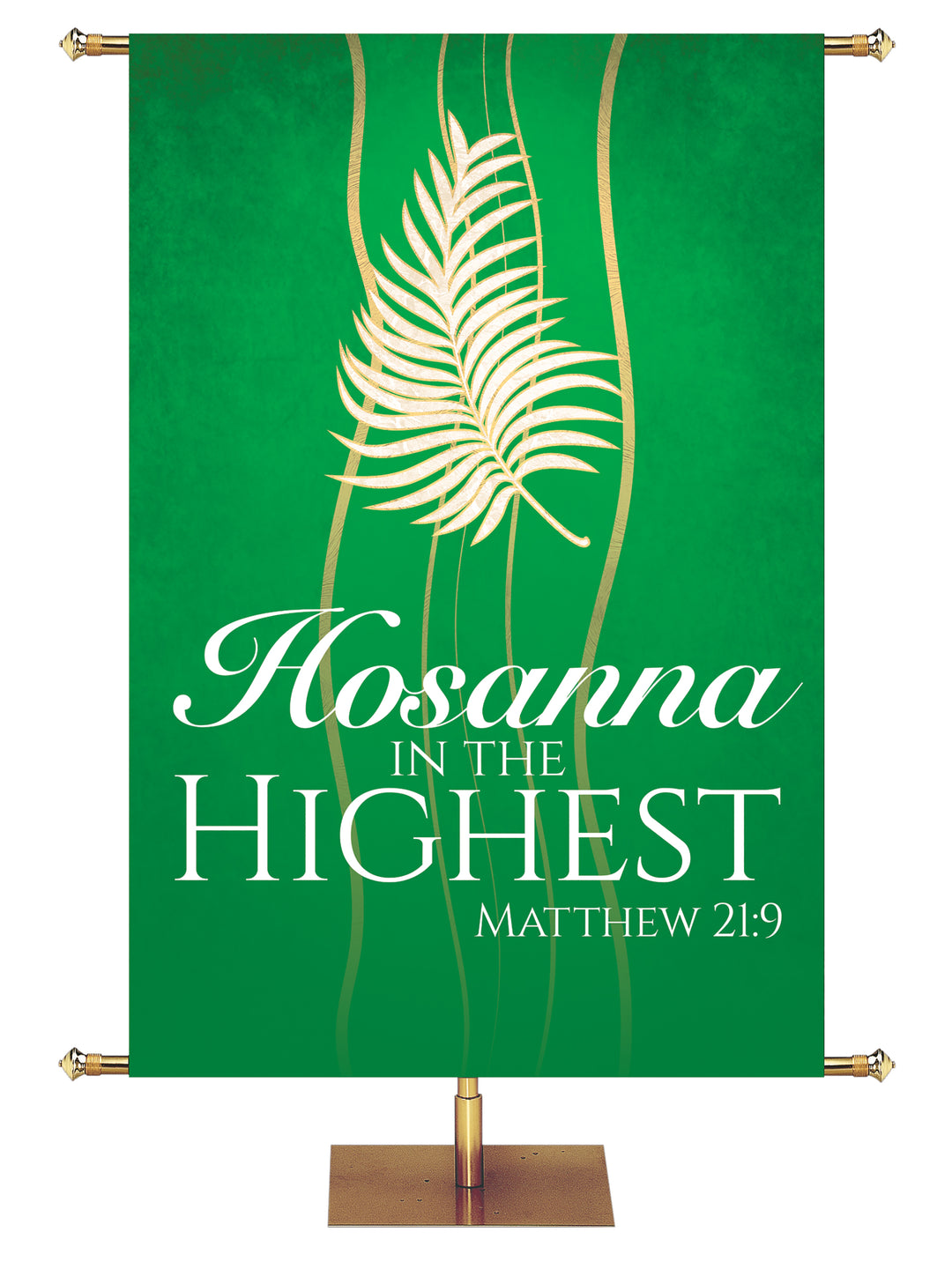 Experiencing God Symbols and Phrases Palm, Hosanna In The Highest - Liturgical Banners - PraiseBanners