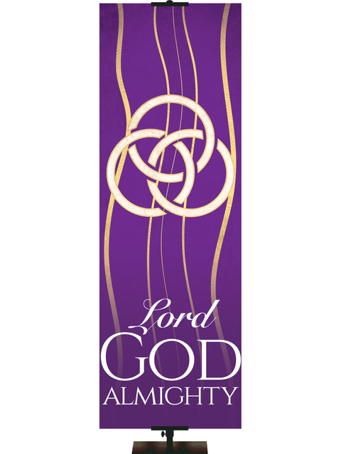 Experiencing God Symbols and Phrases Trinity, Lord God Almighty - Liturgical Banners - PraiseBanners