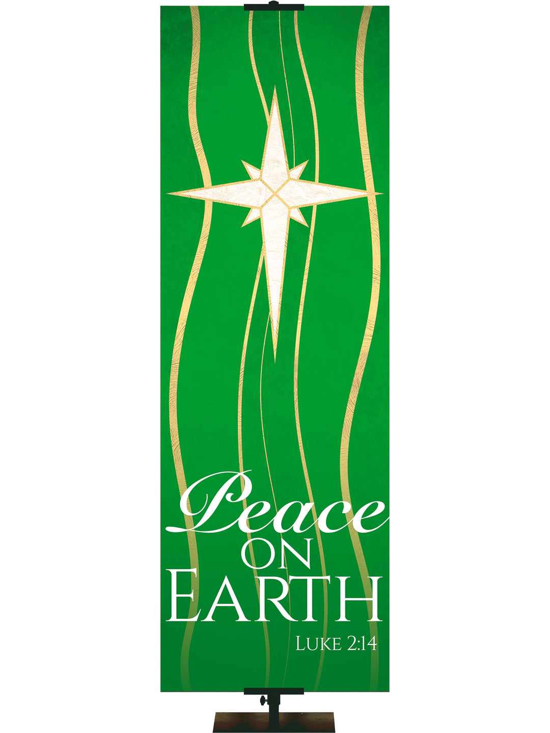 Experiencing God Symbols and Phrases Star, Peace on Earth - Liturgical Banners - PraiseBanners