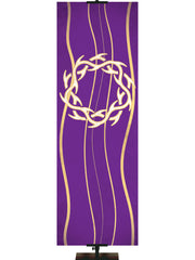 Experiencing God Symbols Crown of Thorns - Liturgical Banners - PraiseBanners