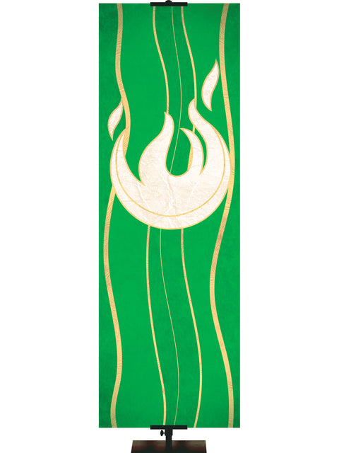 Experiencing God Symbols Flame - Liturgical Banners - PraiseBanners