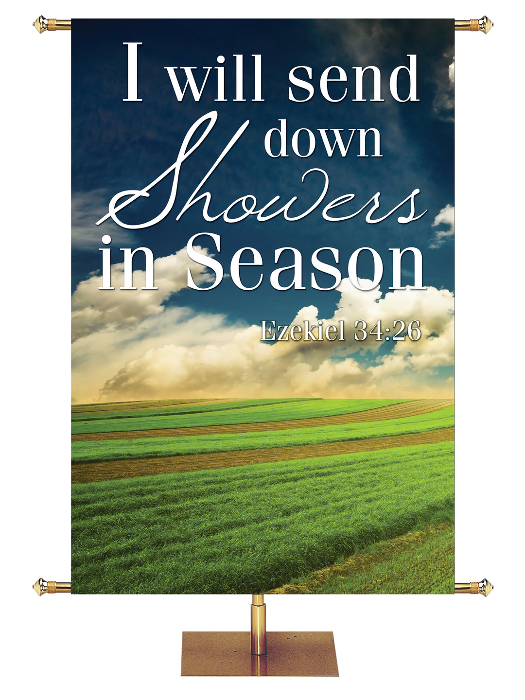 I Will Send Down Showers Spring Easter Expressions of Grace Banner