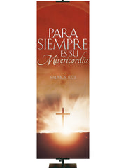 Spanish Expressions of Love His Love Endures Forever - Year Round Banners - PraiseBanners