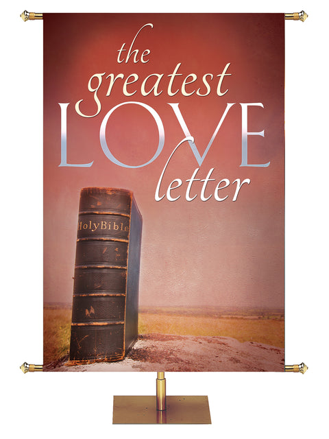Expressions of Love The Greatest Love Letter - Year Round Banners - PraiseBanners