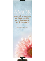 Spanish Expressions of Love - Love, Patient and Kind - Year Round Banners - PraiseBanners