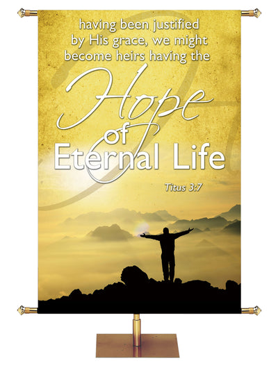 Expressions of Trust Hope of Eternal Life - Year Round Banners - PraiseBanners