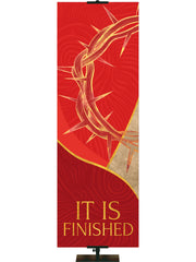 Shimmering Easter It Is Finished - Easter Banners - PraiseBanners