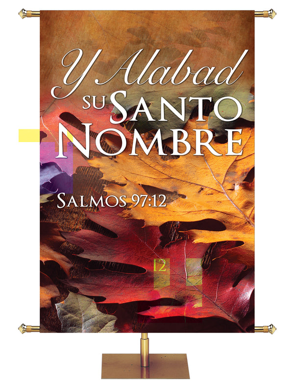 Otoño y Acción de Gracias Español Dar Gracias Santo Nombre