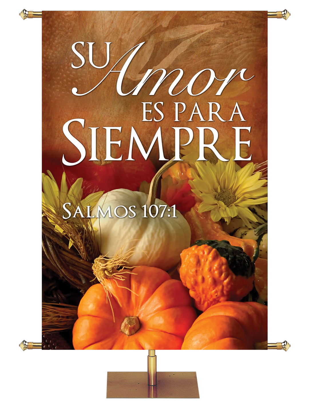 Spanish Fall & Thanksgiving Banner His Love Endures