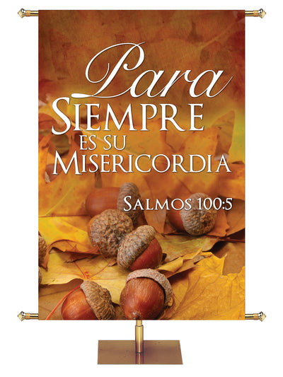 Spanish Fall & Thanksgiving Banner His Mercy
