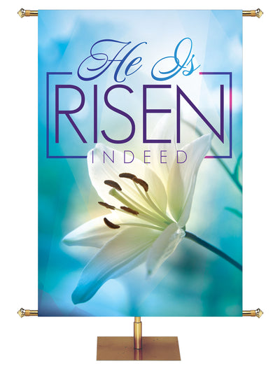 Easter Light He Is Risen - Easter Banners - PraiseBanners