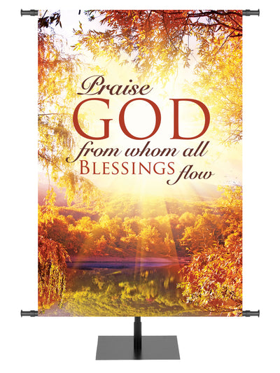 Praise God Style B Expressions of Gratitude Fall Banner