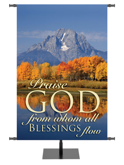 Praise God Style C Expressions of Gratitude Fall Banner