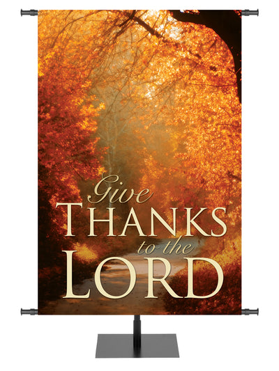 Style A Give Thanks Expressions of Gratitude Fall Banner