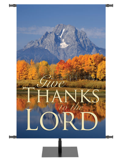 Give Thanks Style C Expressions of Gratitude Fall Banner