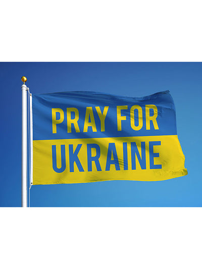 Pray For Ukraine Flag