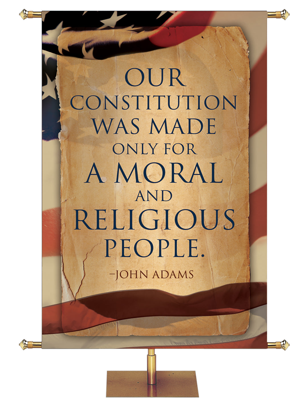 Our Constitution Patriotic Faith of Our Fathers Banner