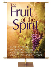 Fruit of the Spirit Banner Grape Vine Design