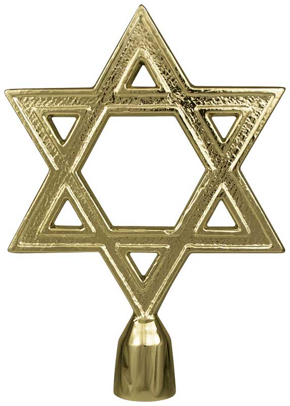 Star of David Flagpole Ornament - Other Church Products - PraiseBanners