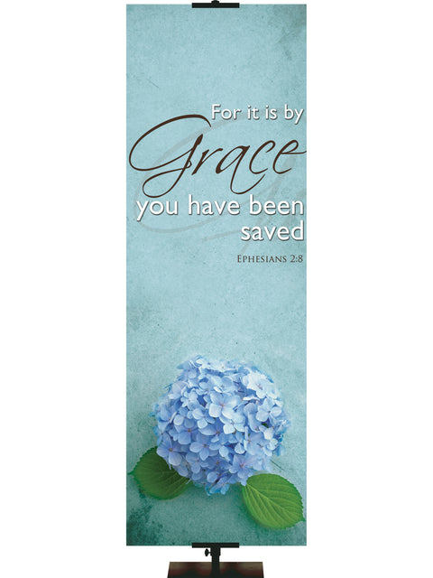 Renewal in Spring For it is by Grace - Year Round Banners - PraiseBanners