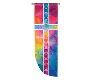 Hues of Grace Precision Cut and Sculpted Banner Trio - Easter Banners - PraiseBanners