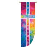 Hues of Grace Precision Cut and Sculpted Banner Trio - Easter Banners - PraiseBanners
