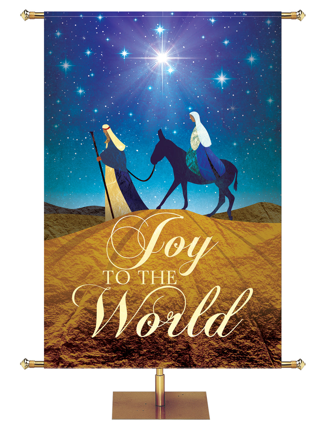 Holy Night Banner Joy to the World