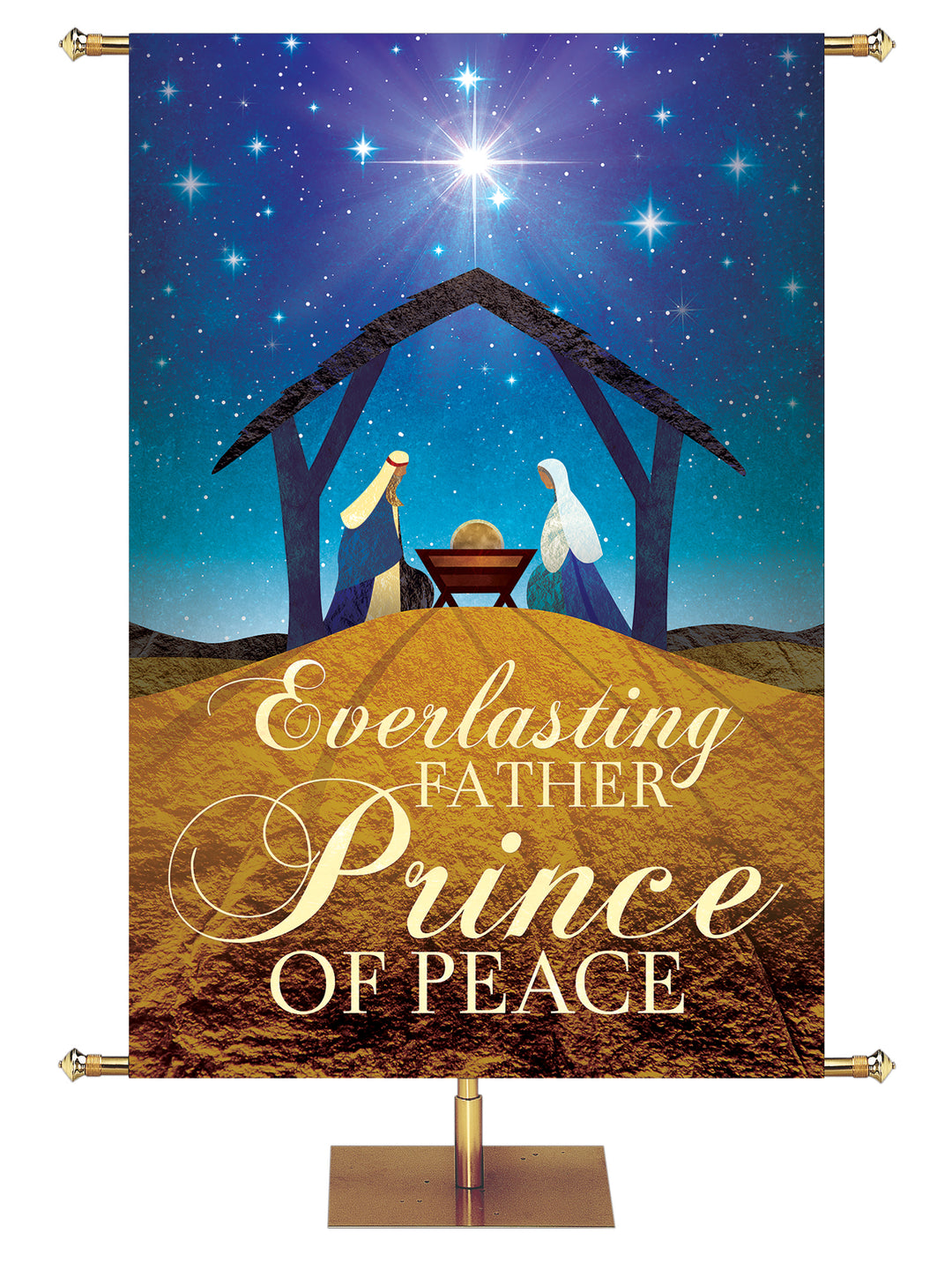 Holy Night Banner Everlasting Father - Prince of Peace