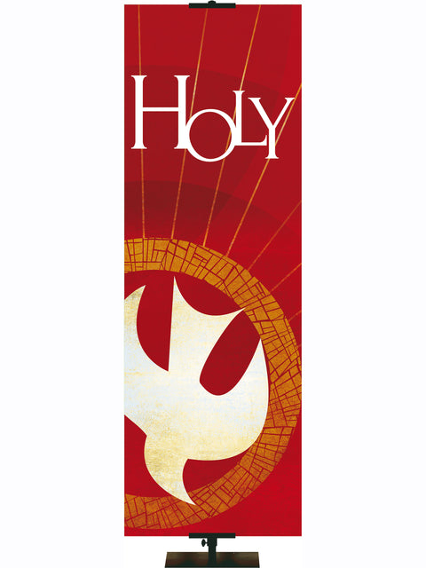 Hallmarks of Hope Dove Symbol and Holy Banner - Liturgical Banners - PraiseBanners
