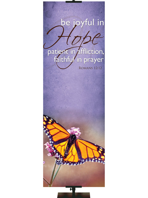 Renewal in Spring Be Joyful in Hope - Year Round Banners - PraiseBanners