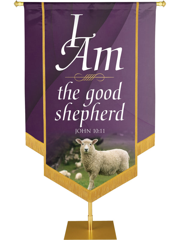 I Am Good Shepherd Embellished Banner