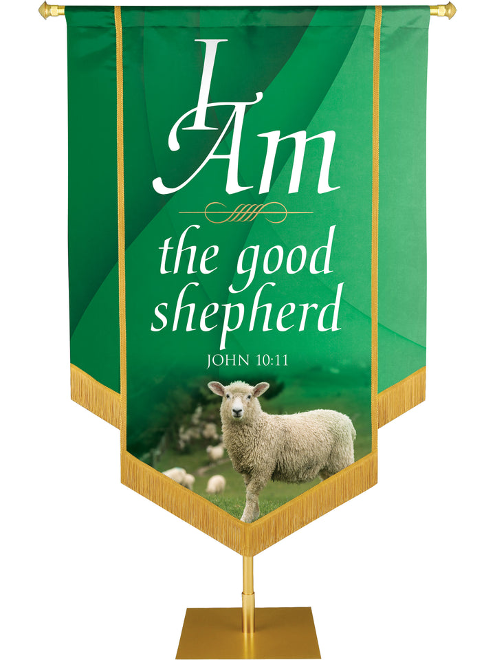 I Am Good Shepherd Embellished Banner - Handcrafted Banners - PraiseBanners