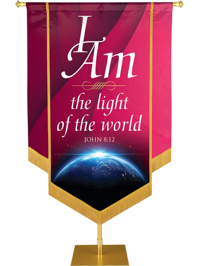 I Am Light of the World Banner from I AM Banner Series