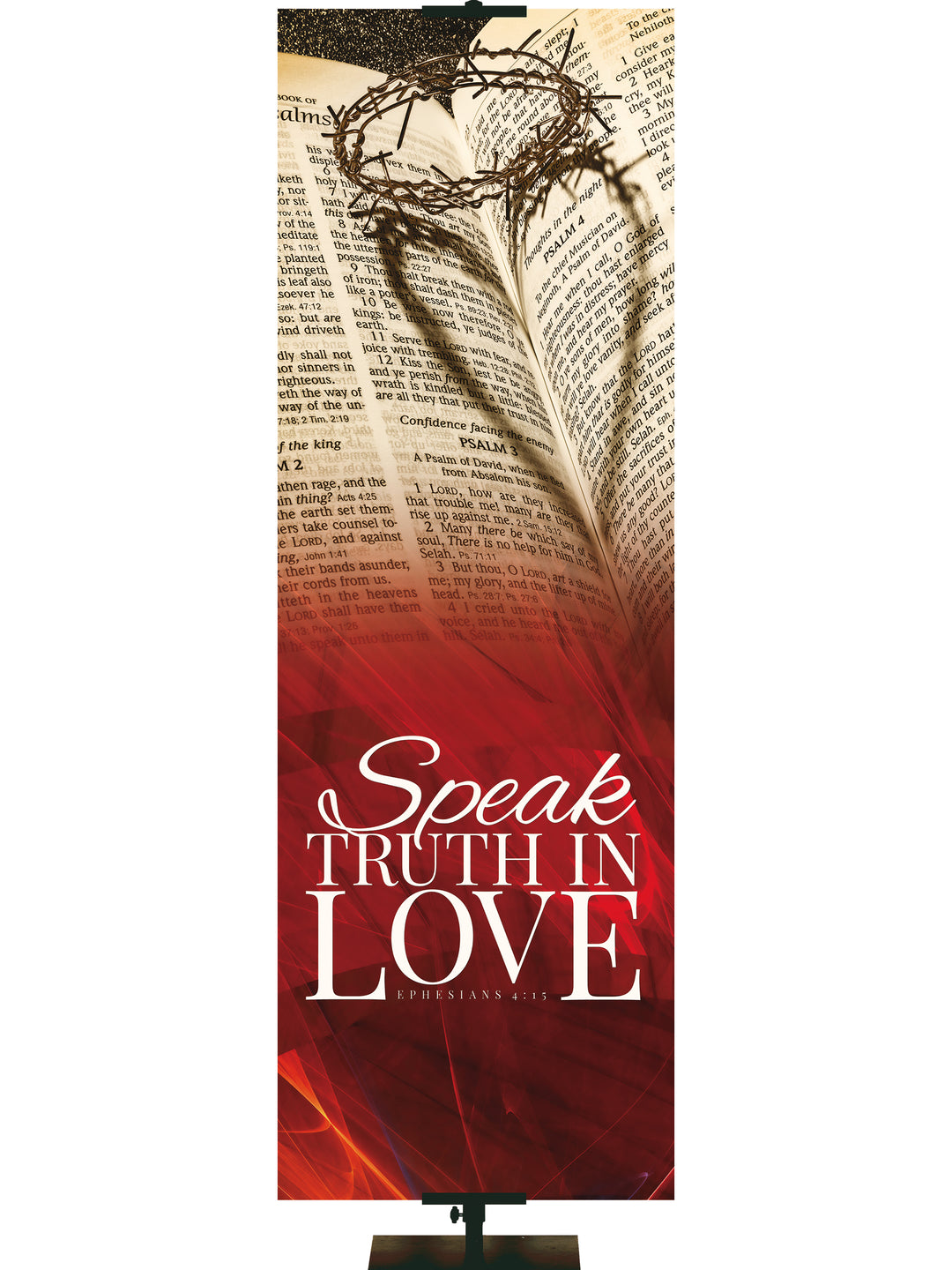 In His Service Speak Truth In Love Banner