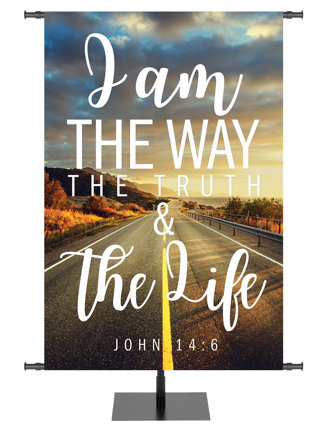 Church Banner Road to Infinity I Am the Way John 14:6