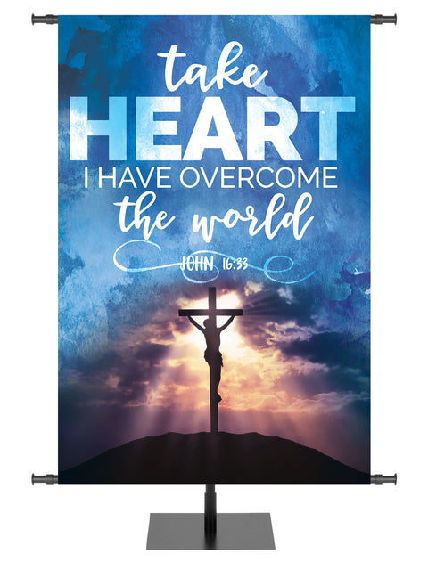 Impressions of Easter Overcome the World - Easter Banners - PraiseBanners