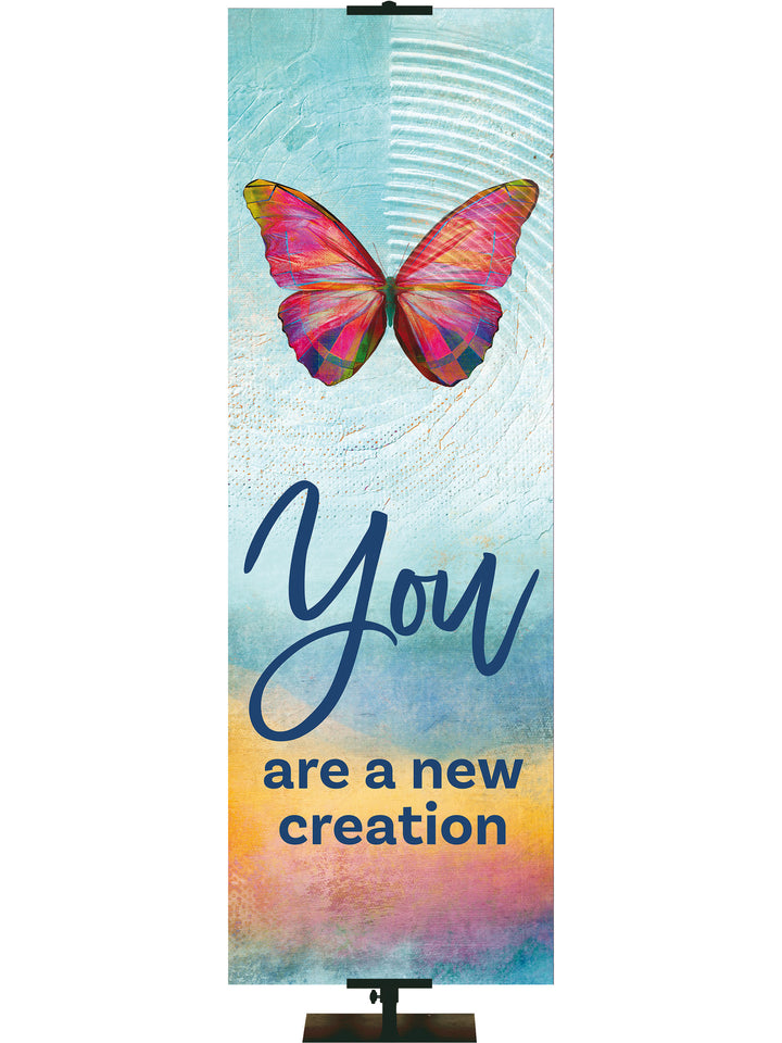 A Joyous Spring You Are A New Creation - Year Round Banners - PraiseBanners