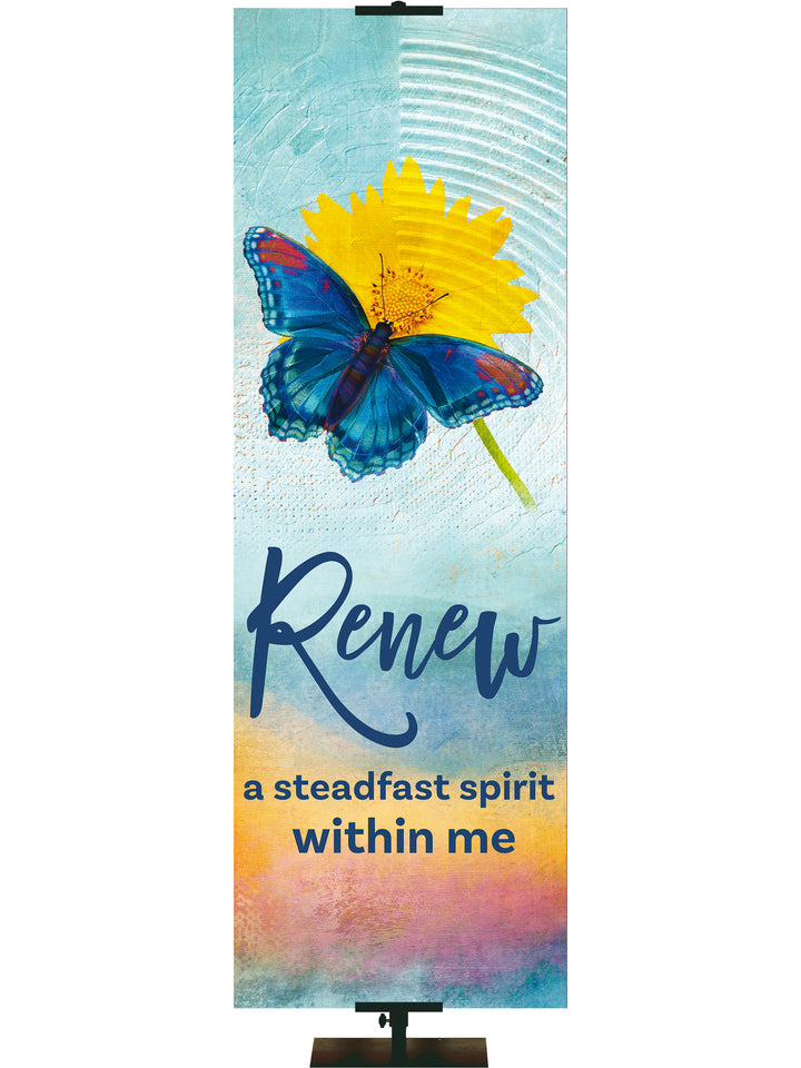 A Joyous Spring Renew A Steadfast Spirit - Year Round Banners - PraiseBanners