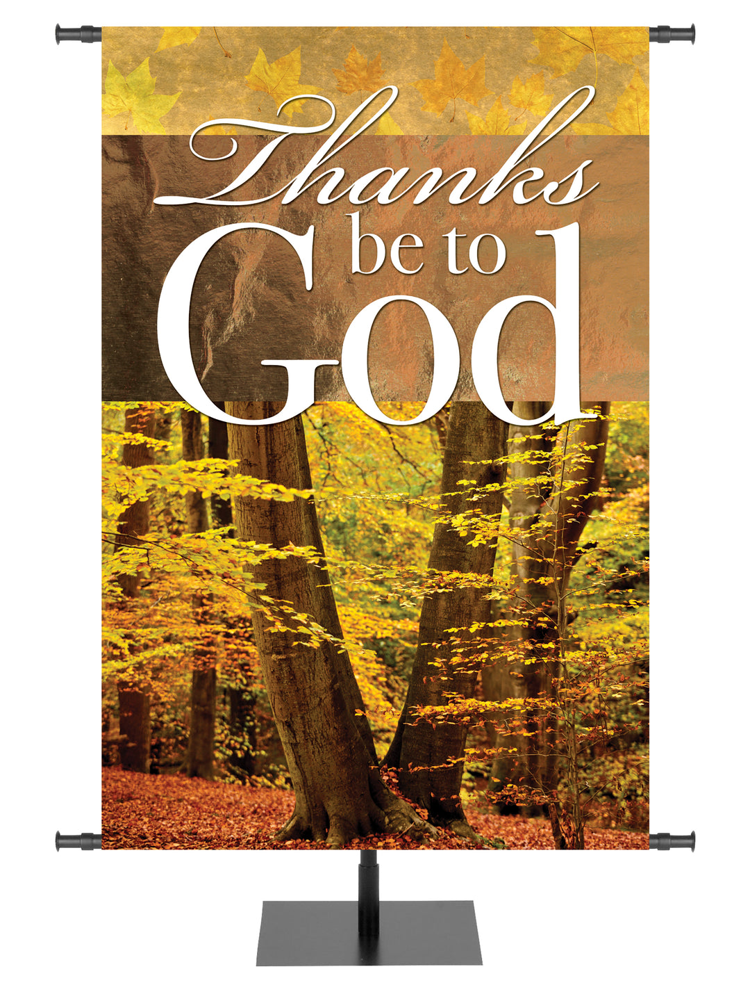 Joy of Gratitude Thanks Be to God - Fall Banners - PraiseBanners