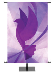 Symbols of the Liturgy Dove in Blue, Green, Purple, Red and White