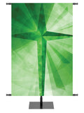 Symbols of the Liturgy Christmas Star in Blue, Green, Purple, Red and White