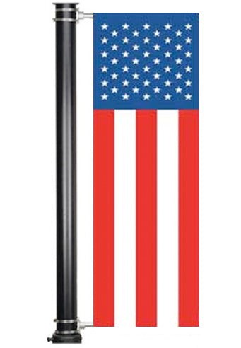 Light Pole Banner American Flag - Light Pole Banners - PraiseBanners