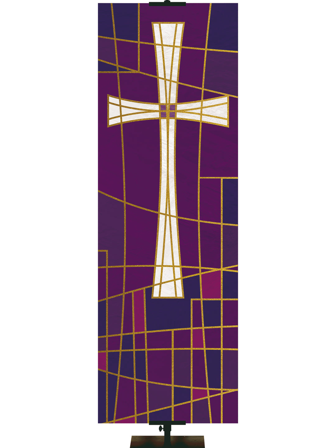 Luminescence Custom Banner Cross - Custom Liturgical Banners - PraiseBanners