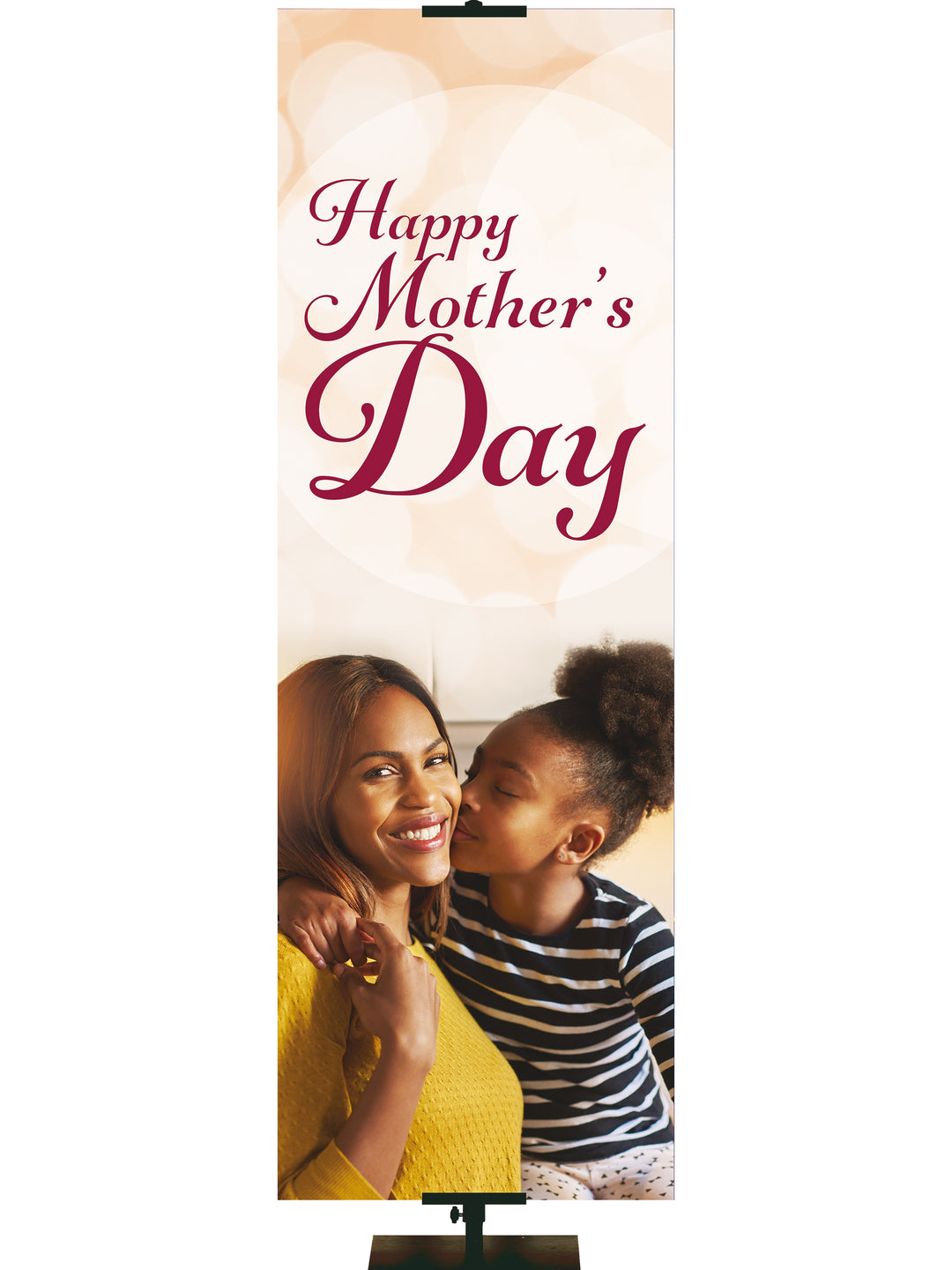 Banner for Mother's Day Mother and Daughter Embrace