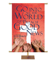 Mission Go Into All the World - Mission Banners - PraiseBanners