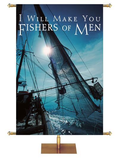 General Mission I Will Make You Fishers of Men Banner - Mission Banners - PraiseBanners