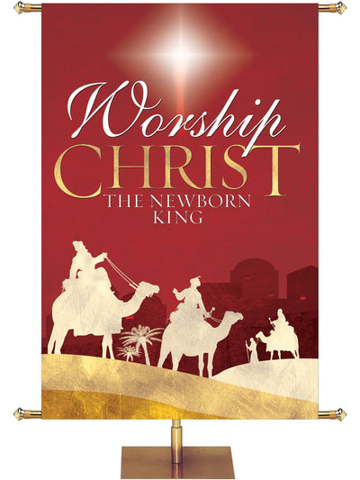 The First Christmas Worship Christ the Newborn King - Christmas Banners - PraiseBanners