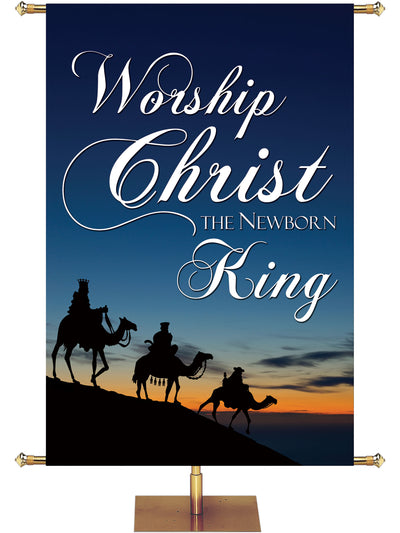 The Nativity Collection Worship Christ the King - Christmas Banners - PraiseBanners