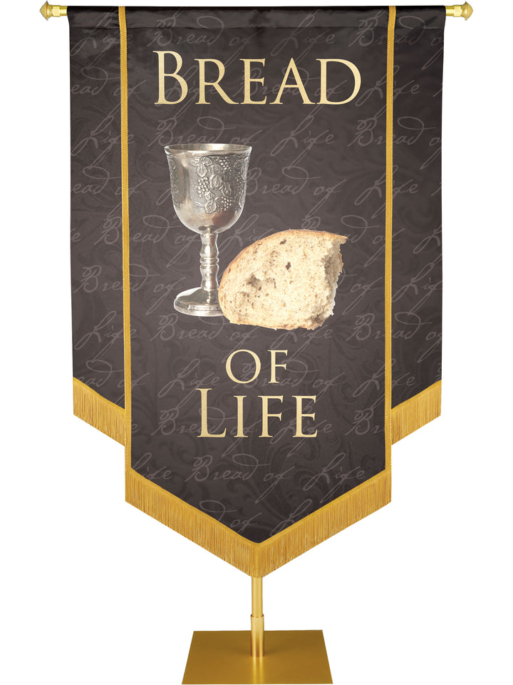 Names of Christ Bread of Life Embellished Banner - Handcrafted Banners - PraiseBanners